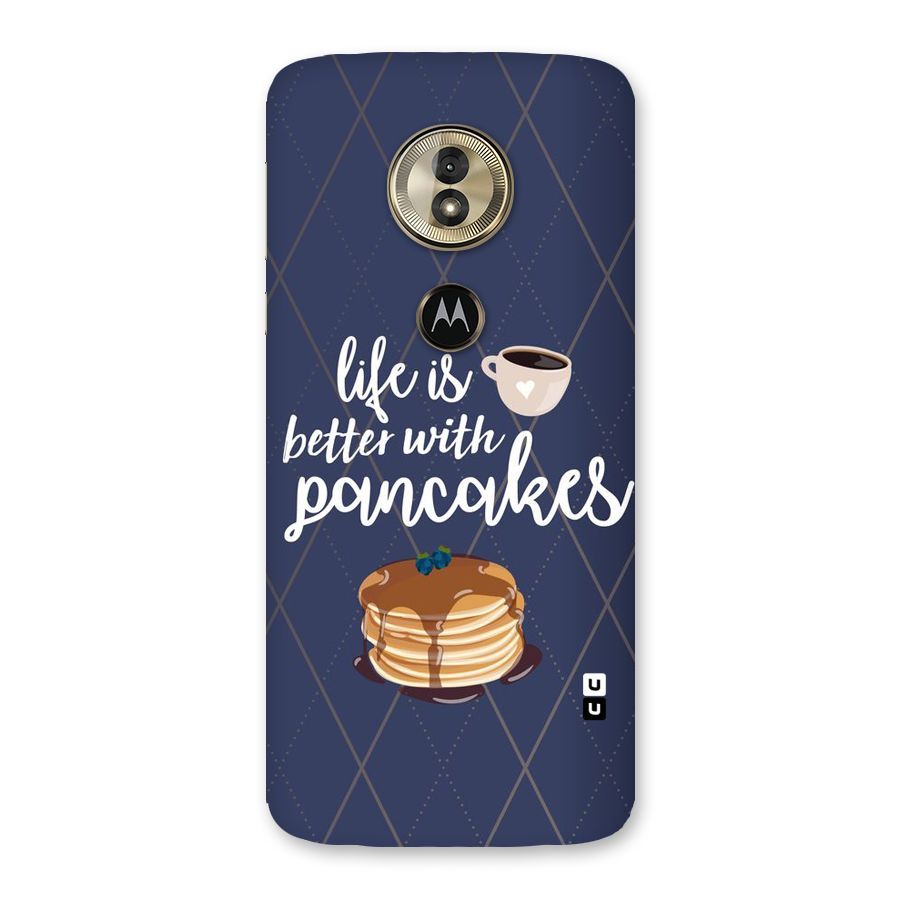 Pancake Life Back Case for Moto G6 Play