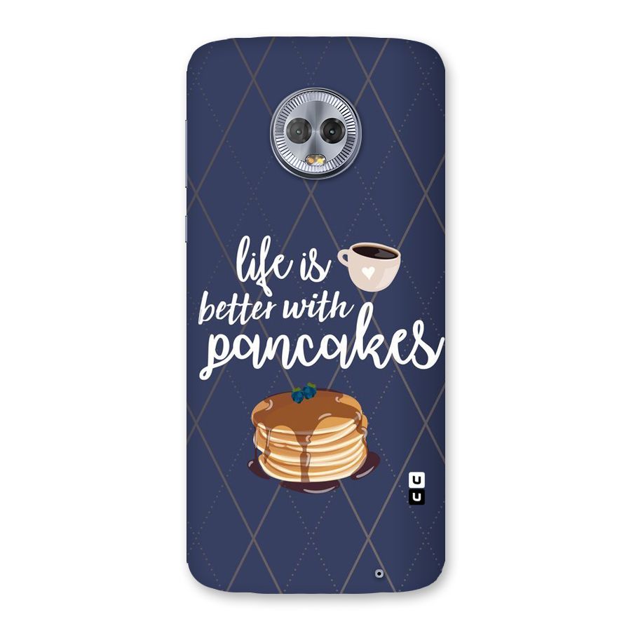 Pancake Life Back Case for Moto G6 Plus