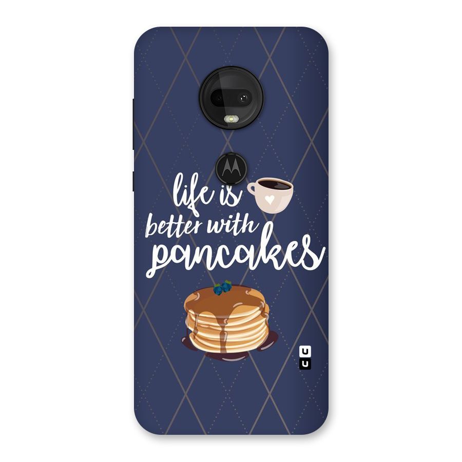 Pancake Life Back Case for Moto G7