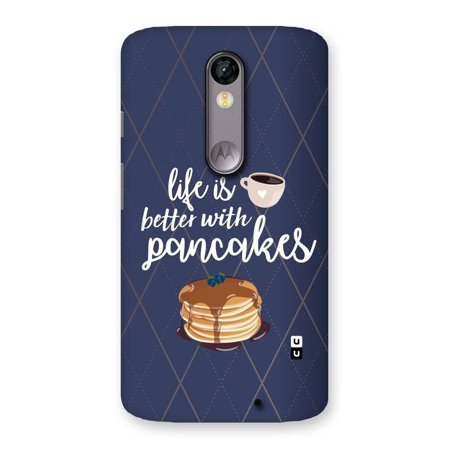 Pancake Life Back Case for Moto X Force