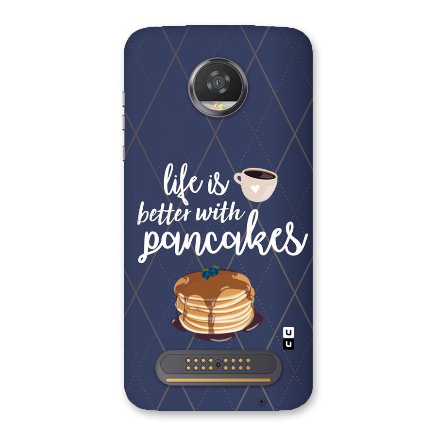 Pancake Life Back Case for Moto Z2 Play