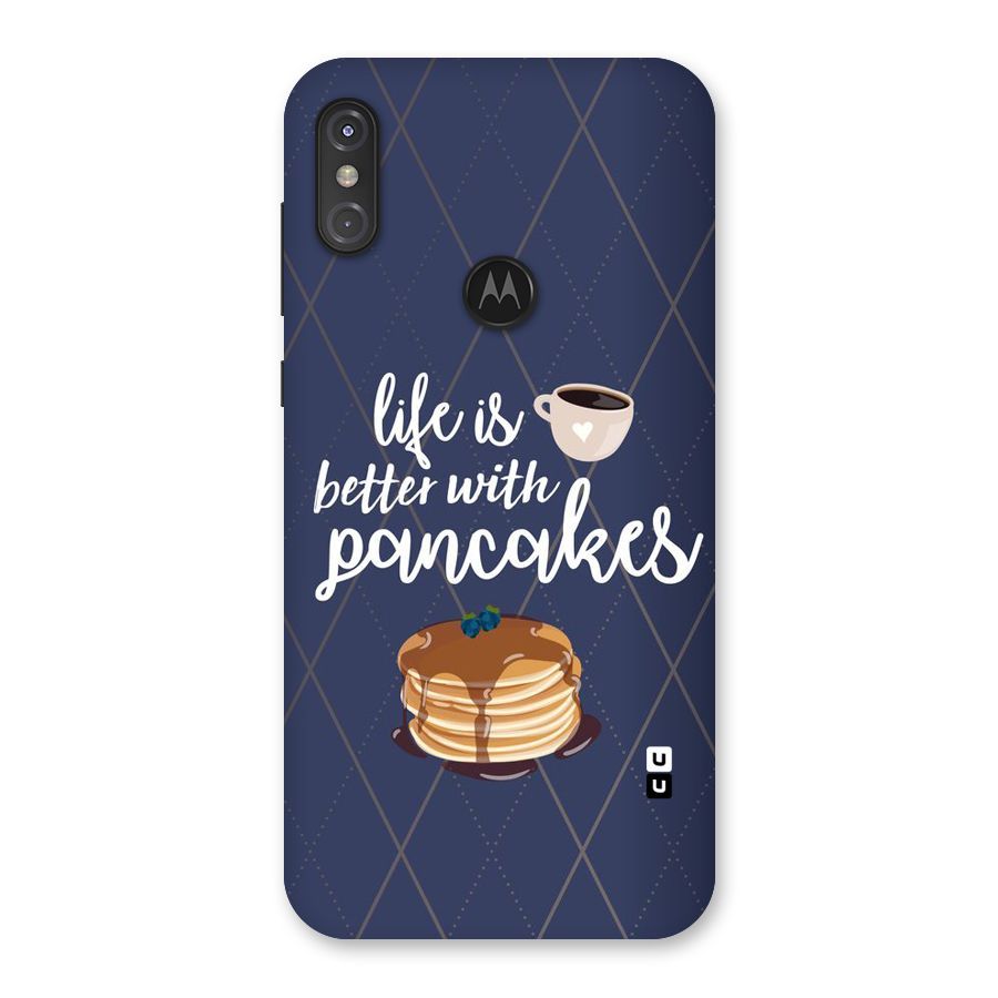 Pancake Life Back Case for Motorola One Power