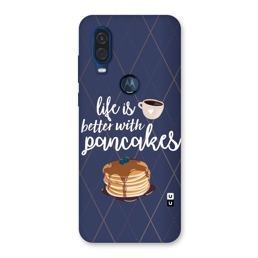Pancake Life Back Case for Motorola One Vision