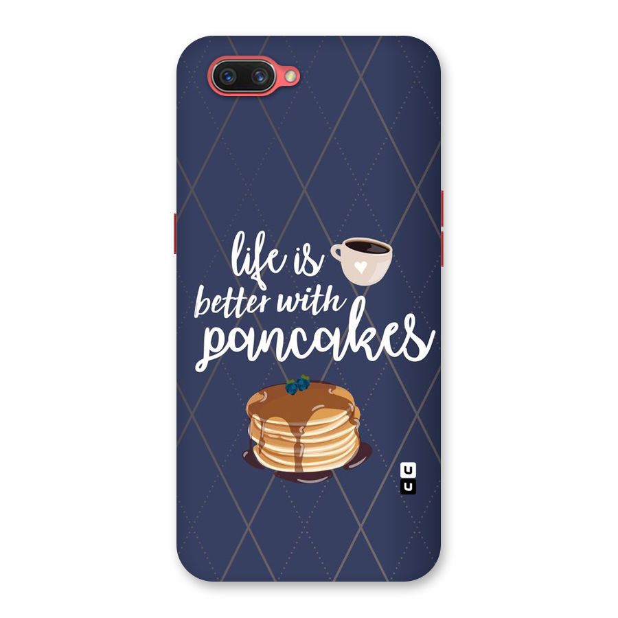 Pancake Life Back Case for Oppo A3s
