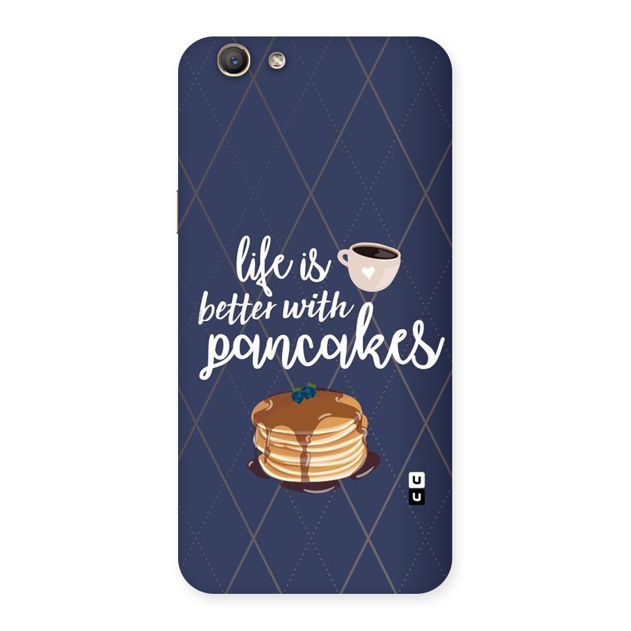 Pancake Life Back Case for Oppo F1s