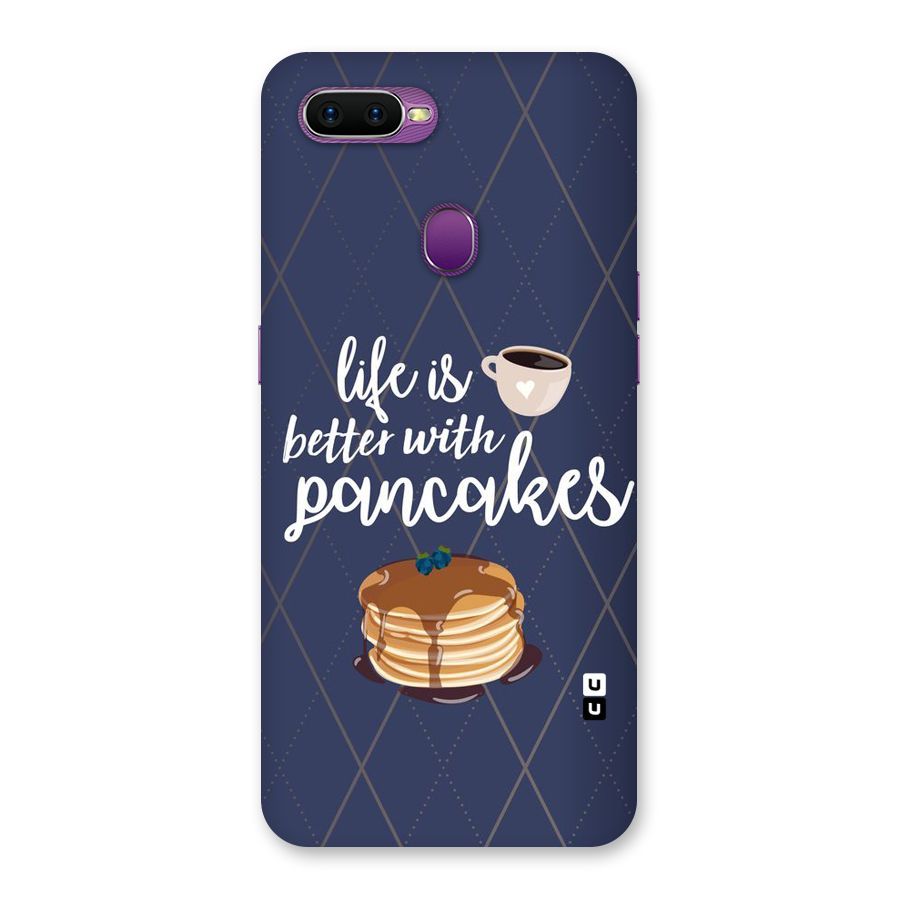 Pancake Life Back Case for Oppo F9
