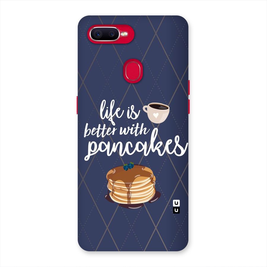 Pancake Life Back Case for Oppo F9 Pro