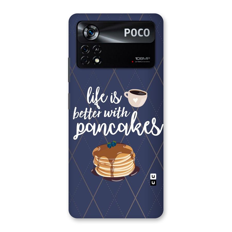 Pancake Life Back Case for Poco X4 Pro 5G
