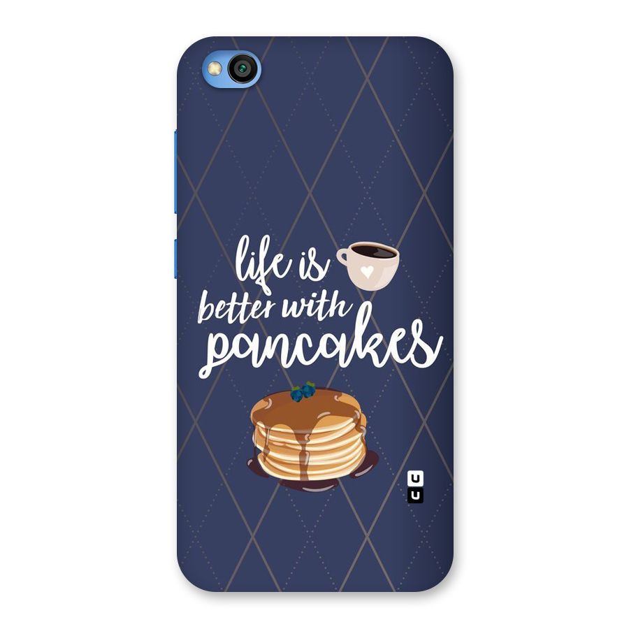 Pancake Life Back Case for Redmi Go