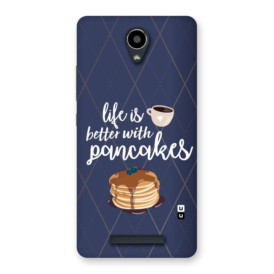 Pancake Life Back Case for Redmi Note 2
