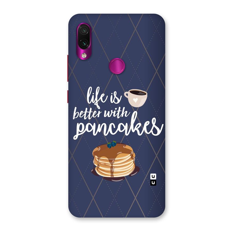 Pancake Life Back Case for Redmi Note 7 Pro