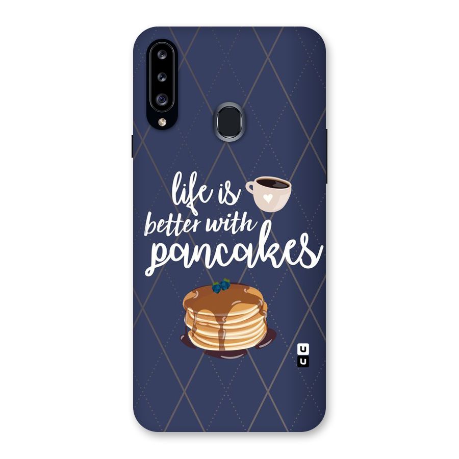Pancake Life Back Case for Samsung Galaxy A20s