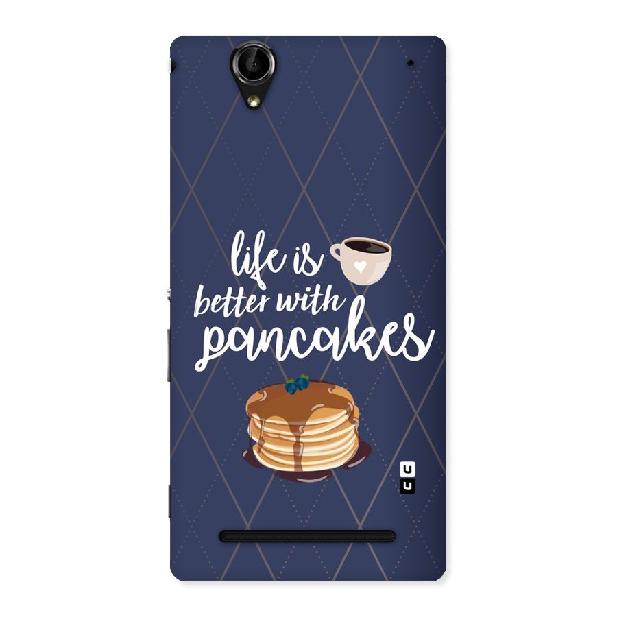 Pancake Life Back Case for Sony Xperia T2