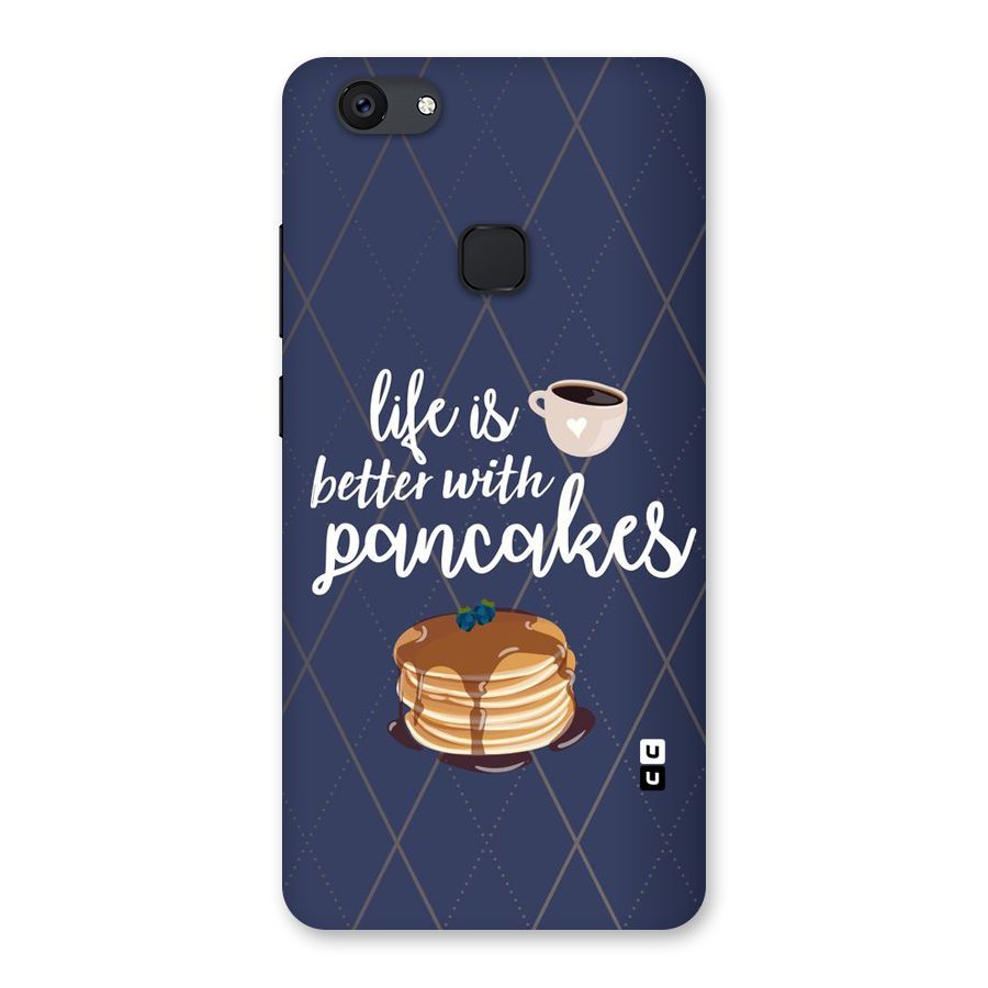 Pancake Life Back Case for Vivo V7 Plus
