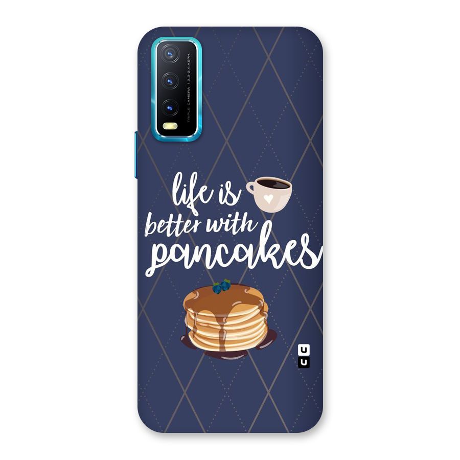 Pancake Life Back Case for Vivo Y20A