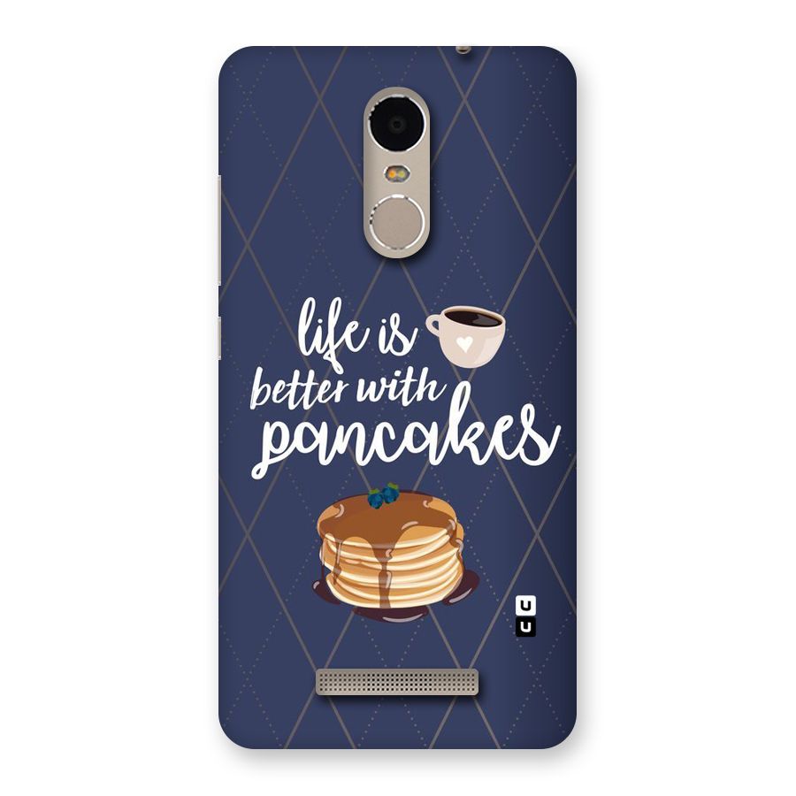 Pancake Life Back Case for Xiaomi Redmi Note 3