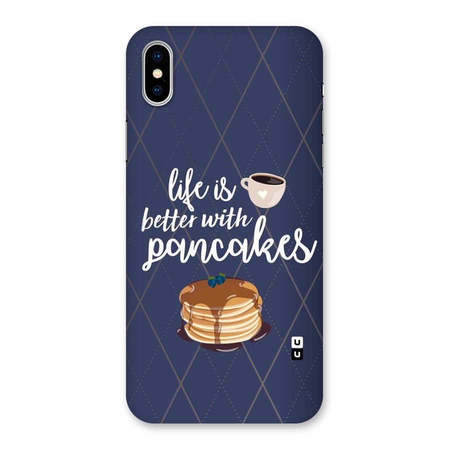 Pancake Life Back Case for iPhone X