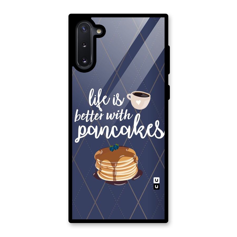 Pancake Life Glass Back Case for Galaxy Note 10