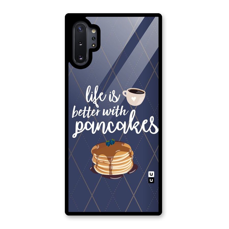 Pancake Life Glass Back Case for Galaxy Note 10 Plus