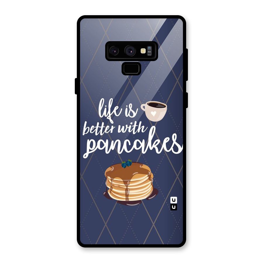 Pancake Life Glass Back Case for Galaxy Note 9
