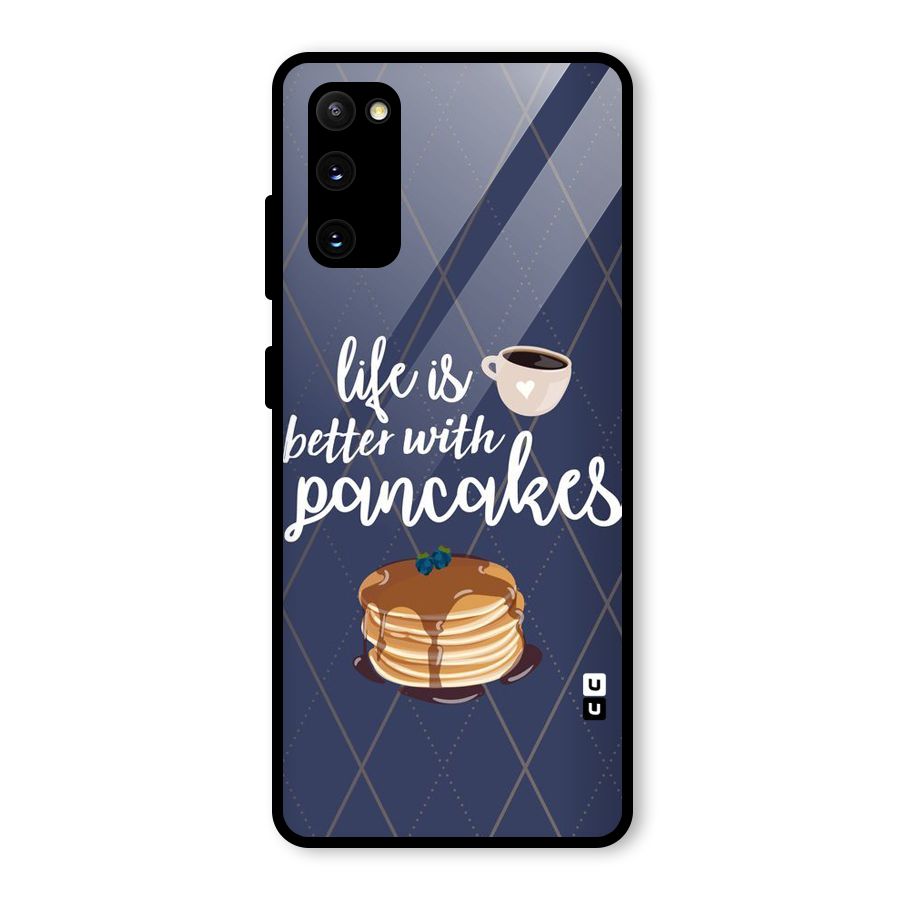 Pancake Life Glass Back Case for Galaxy S20 FE 5G