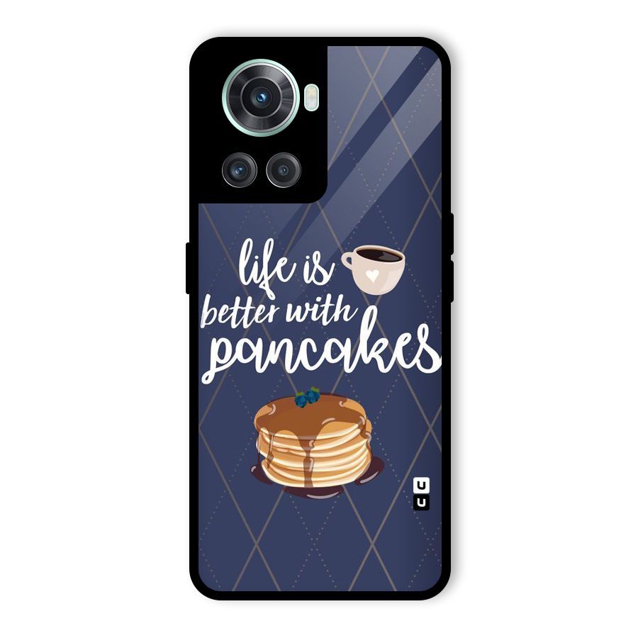 Pancake Life Glass Back Case for OnePlus 10R