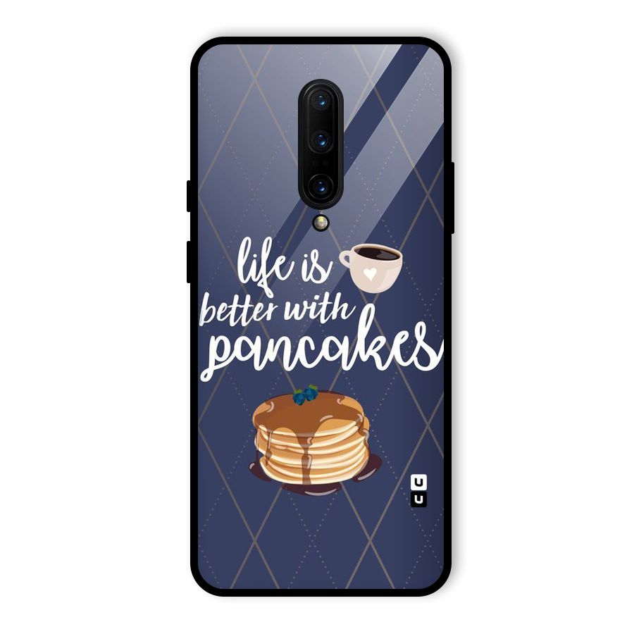 Pancake Life Glass Back Case for OnePlus 7 Pro