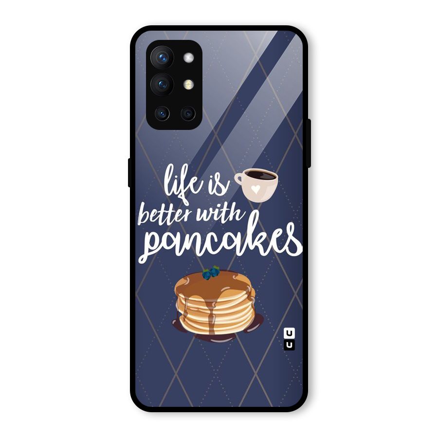 Pancake Life Glass Back Case for OnePlus 9R