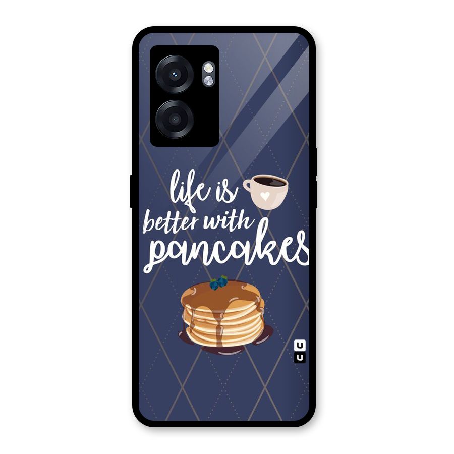 Pancake Life Glass Back Case for Oppo K10 (5G)