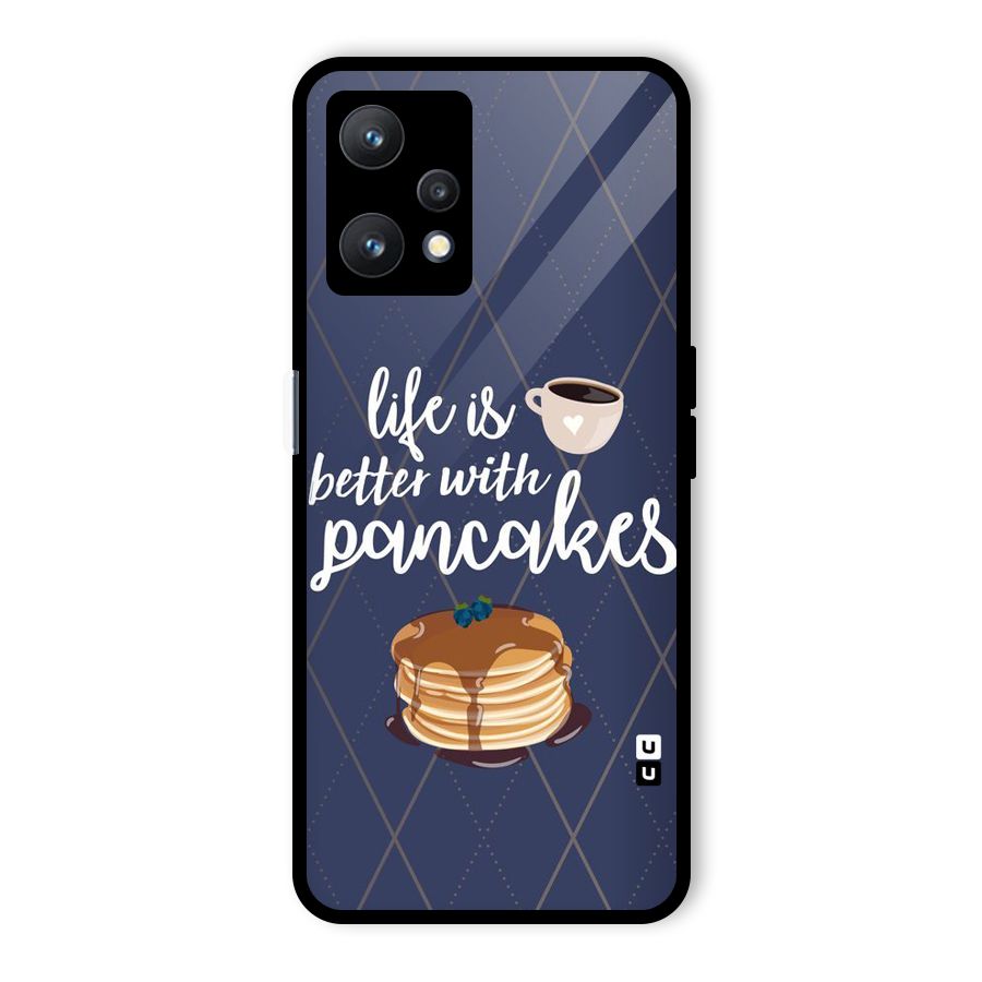 Pancake Life Glass Back Case for Realme 9 Pro 5G