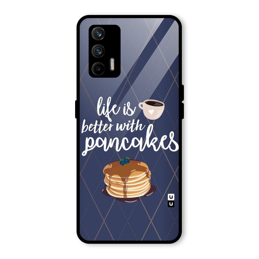 Pancake Life Glass Back Case for Realme GT 5G