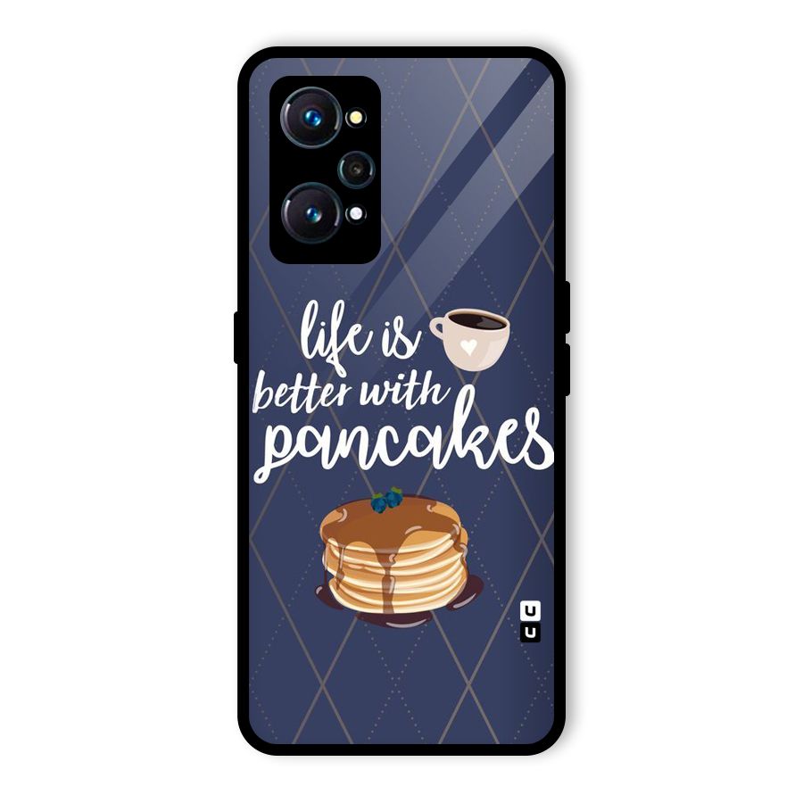 Pancake Life Glass Back Case for Realme GT Neo2