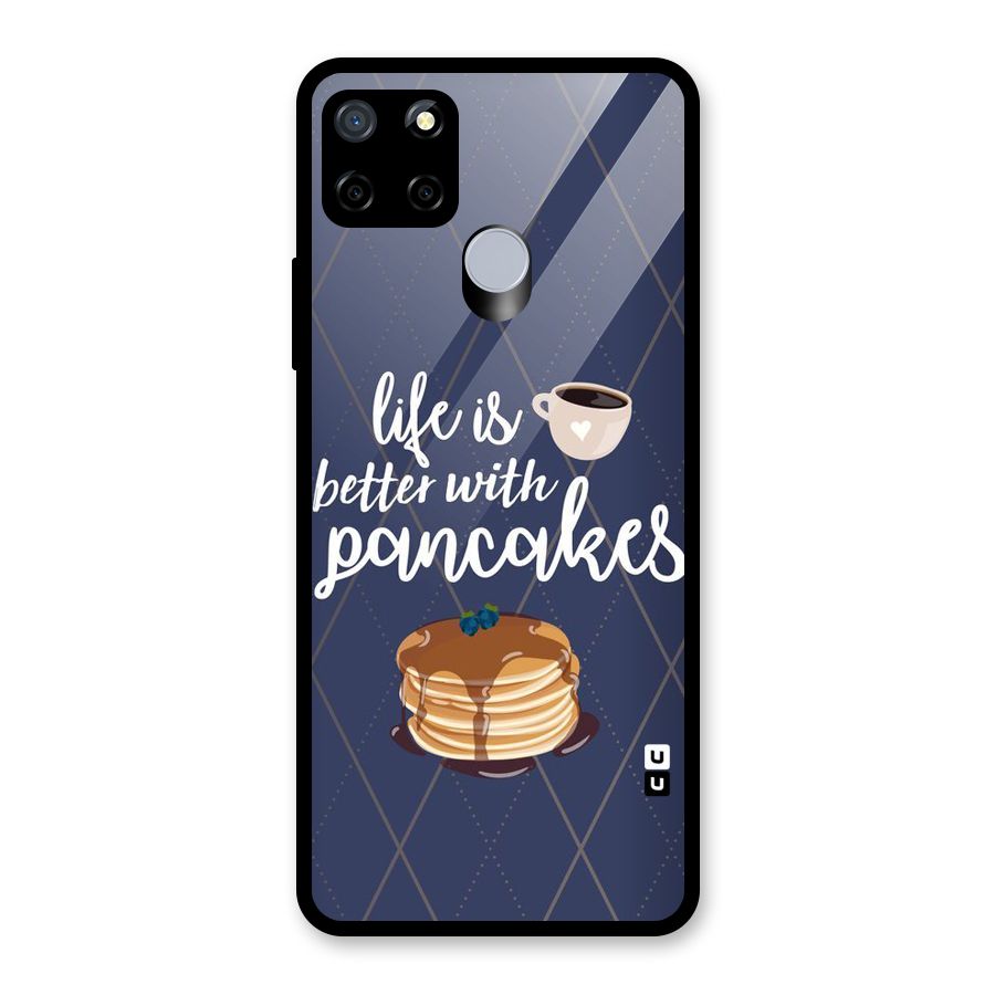 Pancake Life Glass Back Case for Realme Narzo 20