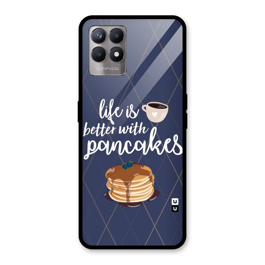 Pancake Life Glass Back Case for Realme Narzo 50