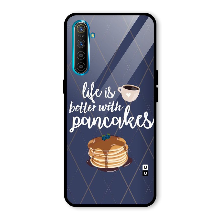 Pancake Life Glass Back Case for Realme X2
