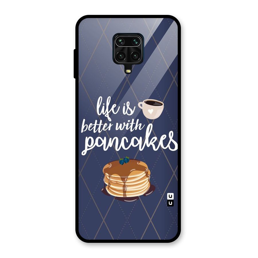 Pancake Life Glass Back Case for Redmi Note 10 Lite