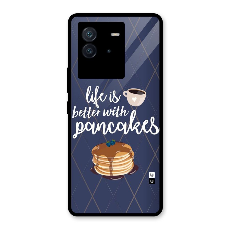 Pancake Life Glass Back Case for Vivo iQOO Neo 6 5G