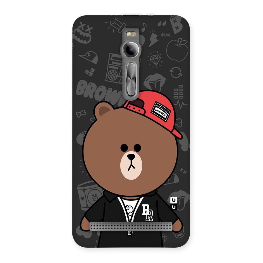 Panda Brown Back Case for Asus Zenfone 2