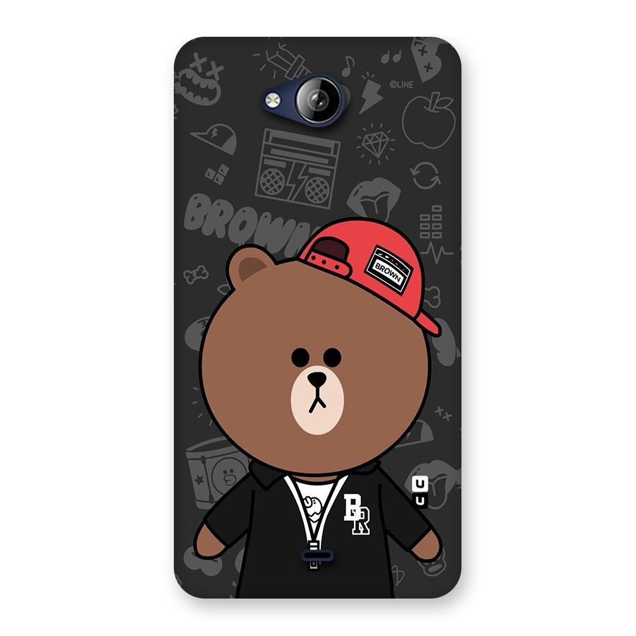 Panda Brown Back Case for Canvas Play Q355