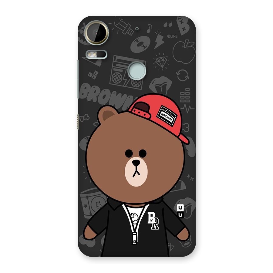 Panda Brown Back Case for Desire 10 Pro