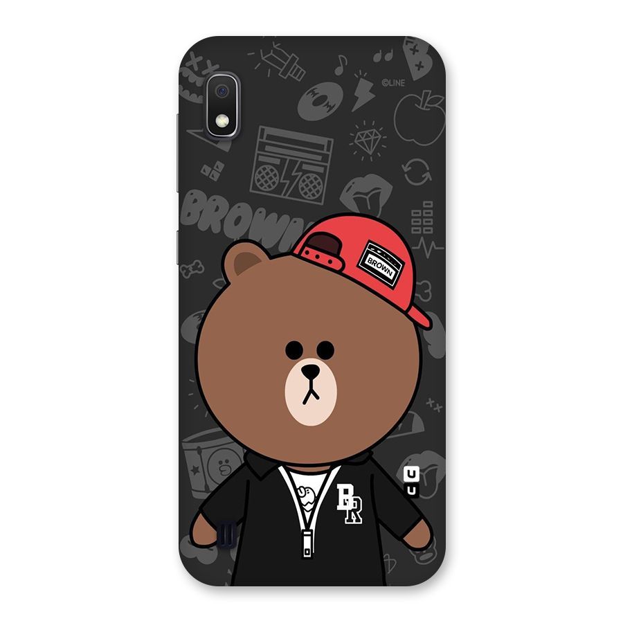 Panda Brown Back Case for Galaxy A10