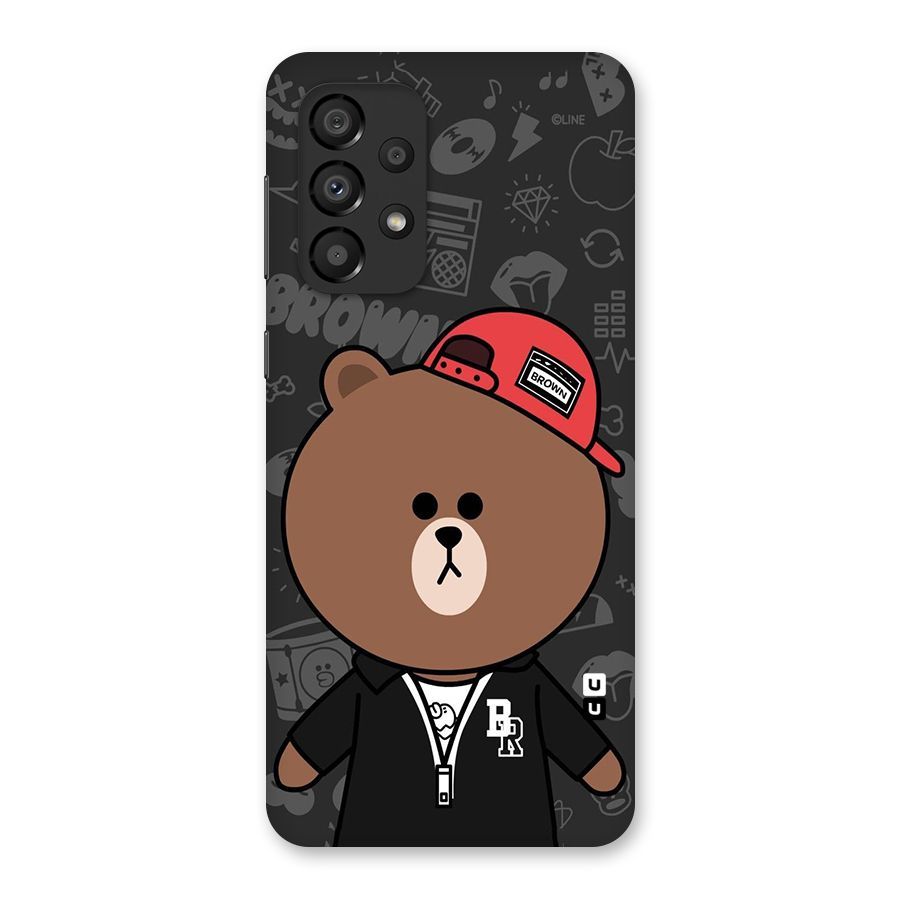 Panda Brown Back Case for Galaxy A33 5G