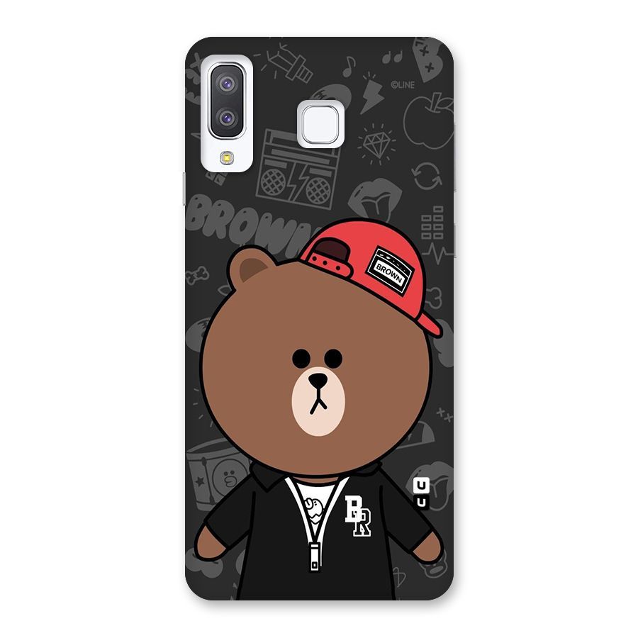 Panda Brown Back Case for Galaxy A8 Star