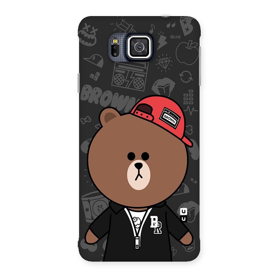 Panda Brown Back Case for Galaxy Alpha