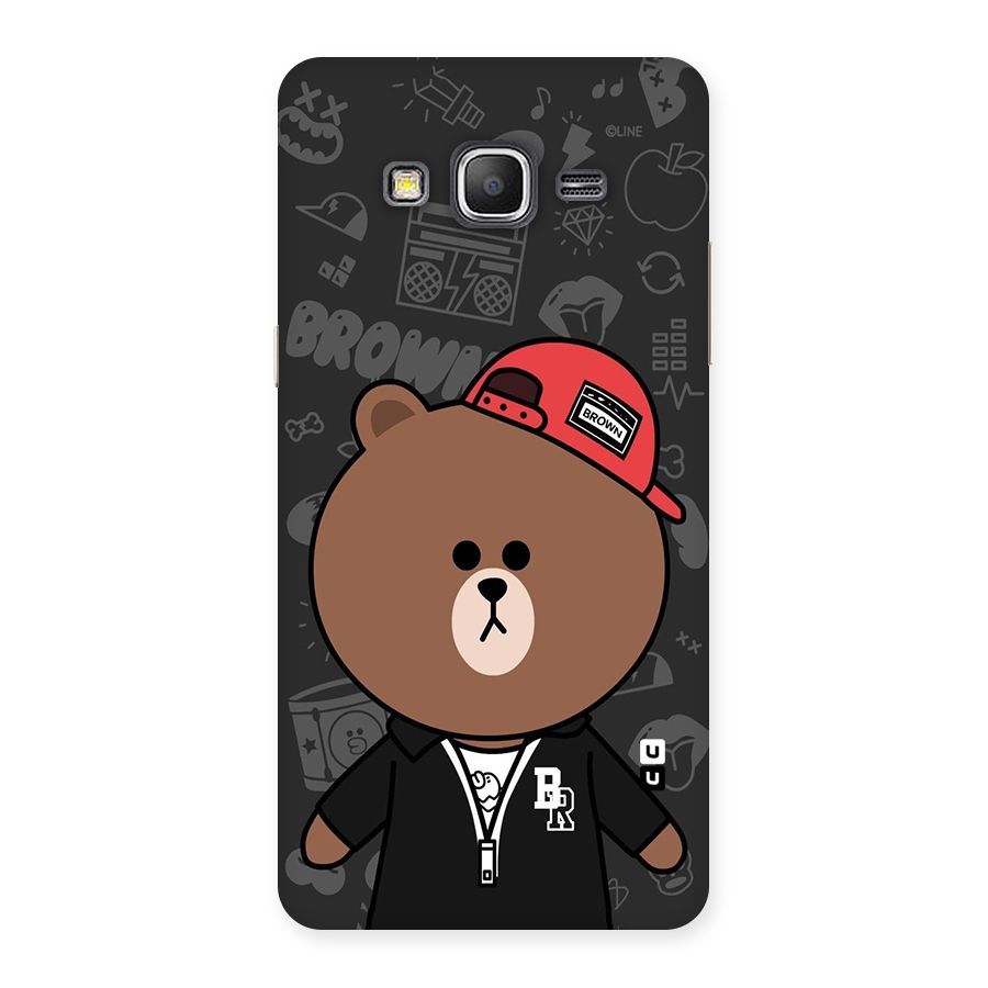 Panda Brown Back Case for Galaxy Grand Prime