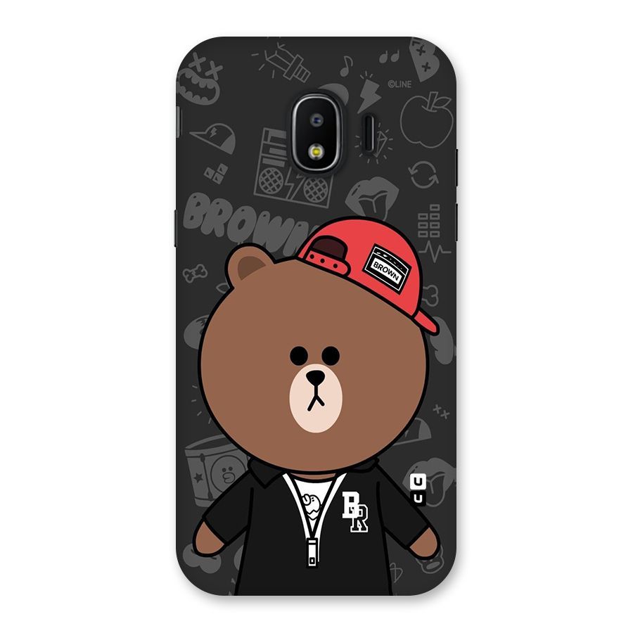 Panda Brown Back Case for Galaxy J2 Pro 2018