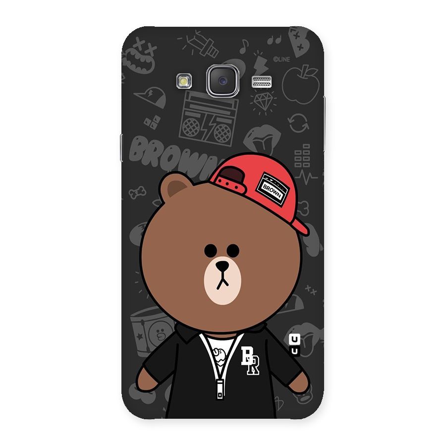 Panda Brown Back Case for Galaxy J7