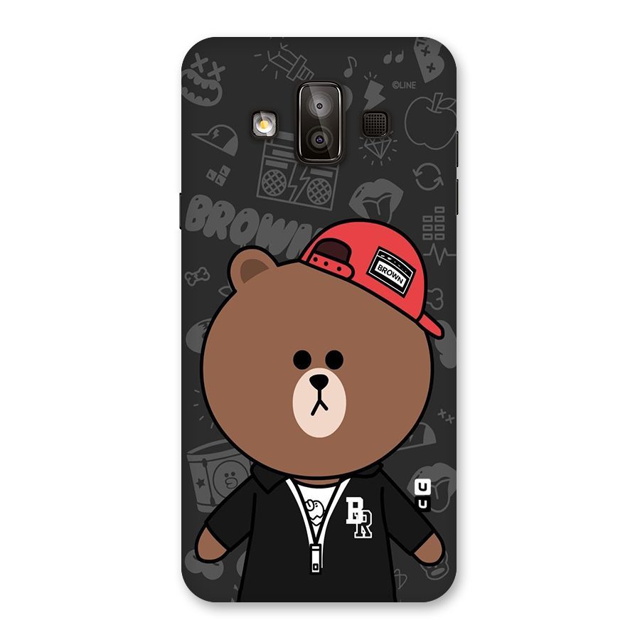 Panda Brown Back Case for Galaxy J7 Duo