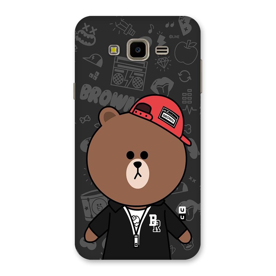 Panda Brown Back Case for Galaxy J7 Nxt