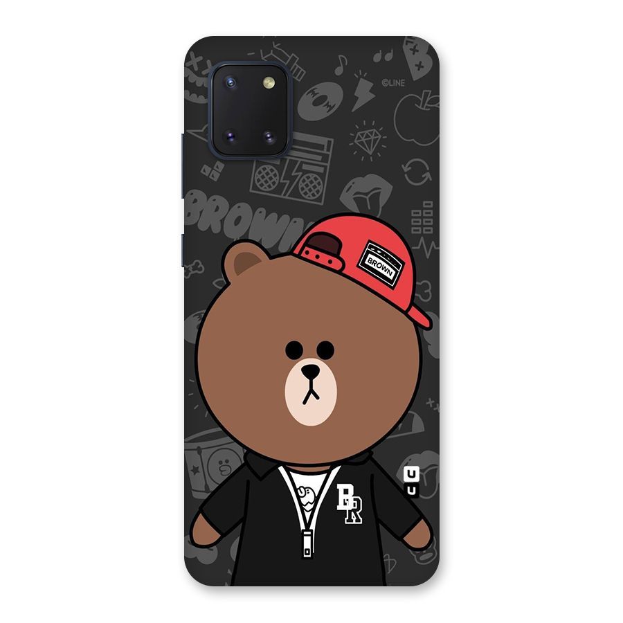 Panda Brown Back Case for Galaxy Note 10 Lite